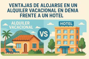 Alquiler vacacional en Denia ventajas frente al hotel