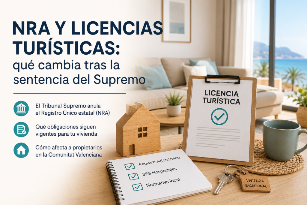 NRA y licencias turísticas: qué cambia tras la sentencia del Supremo 2 NRA y licencias turisticas que cambia tras la sentencia del Supremo